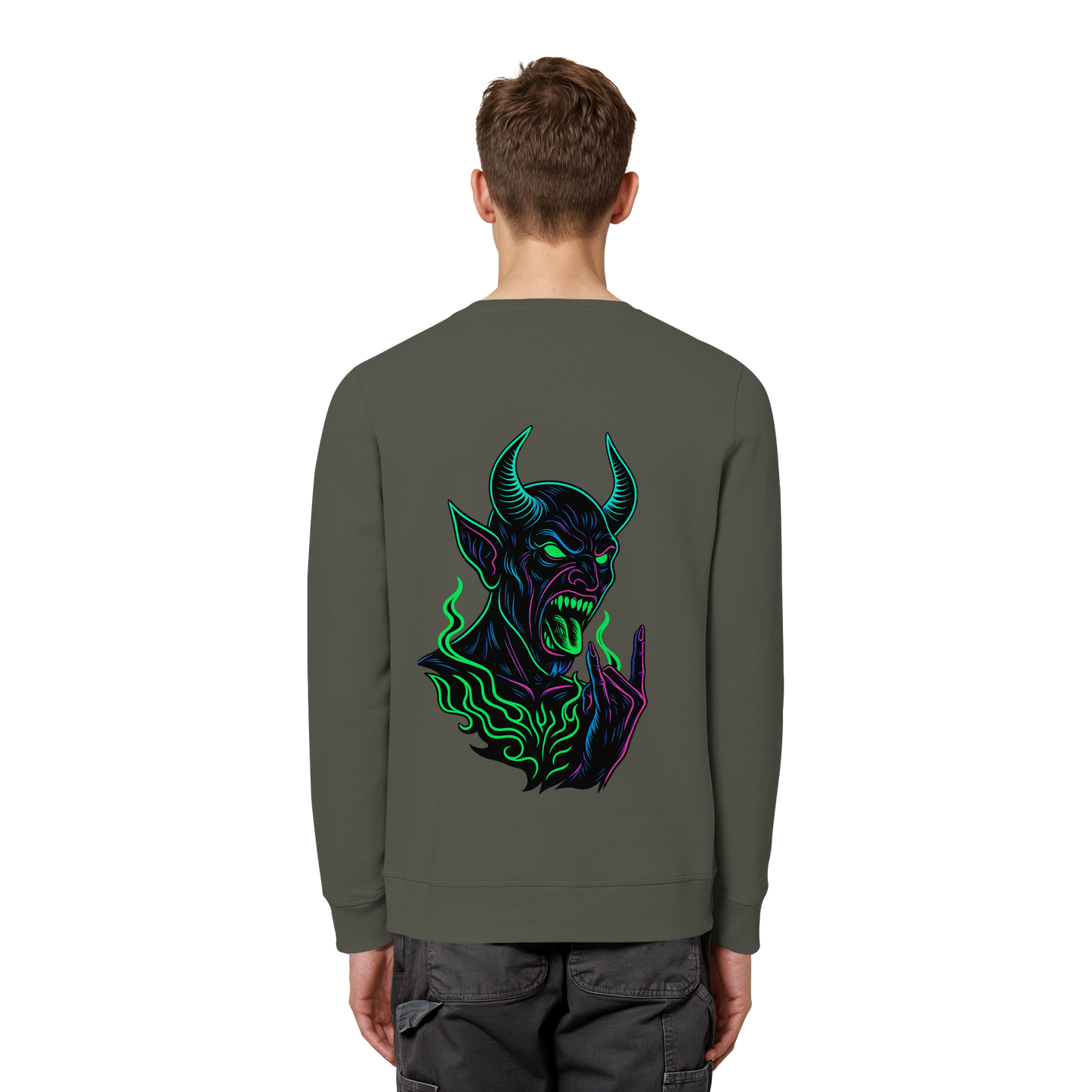 Neon Hellfire - Organic Sweatshirt