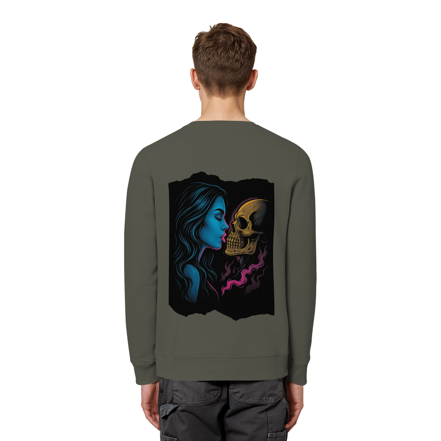 Kissing Skull - Organic Sweatshirt