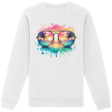 Tropical Sunset Glasses - Organic Sweatshirt