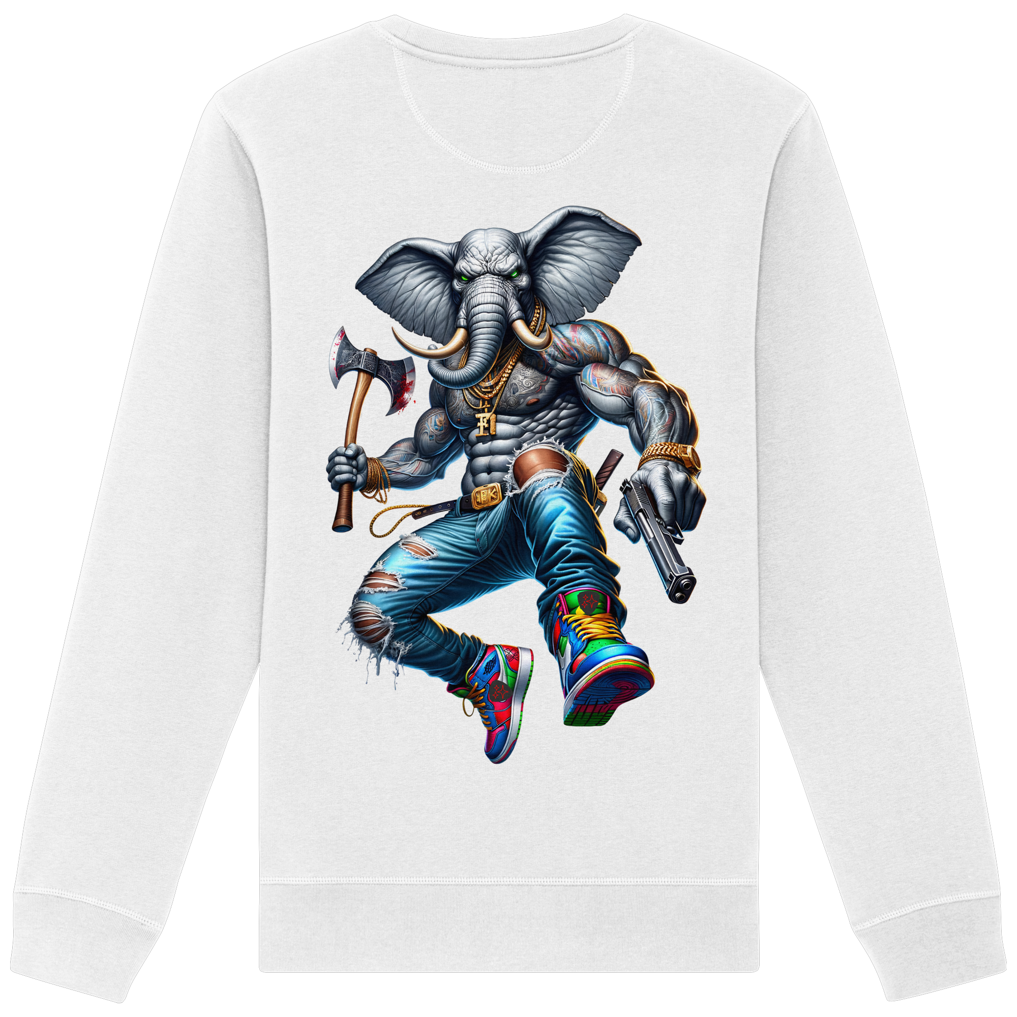 Elephant Warrior - Organic Sweatshirt