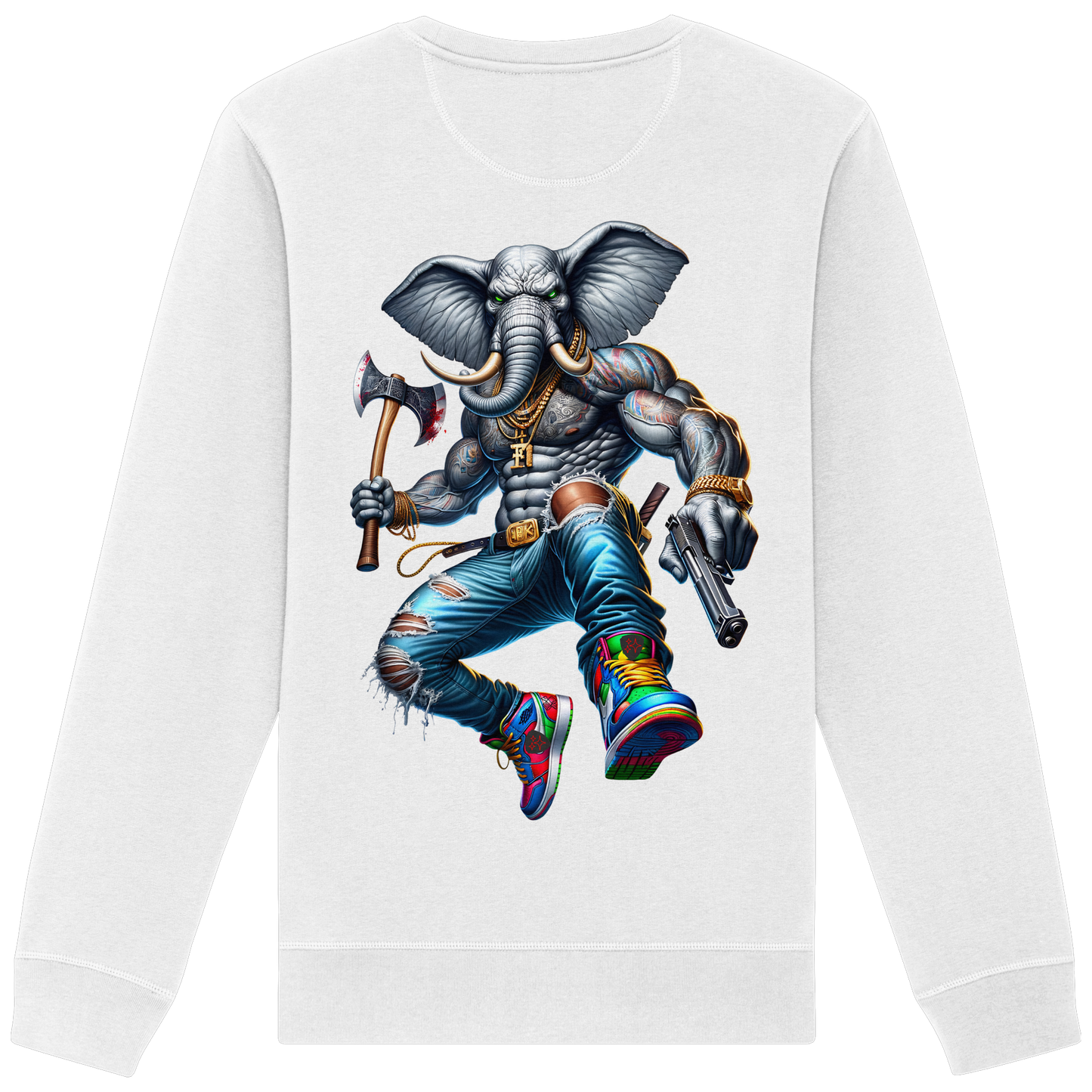 Elephant Warrior - Organic Sweatshirt