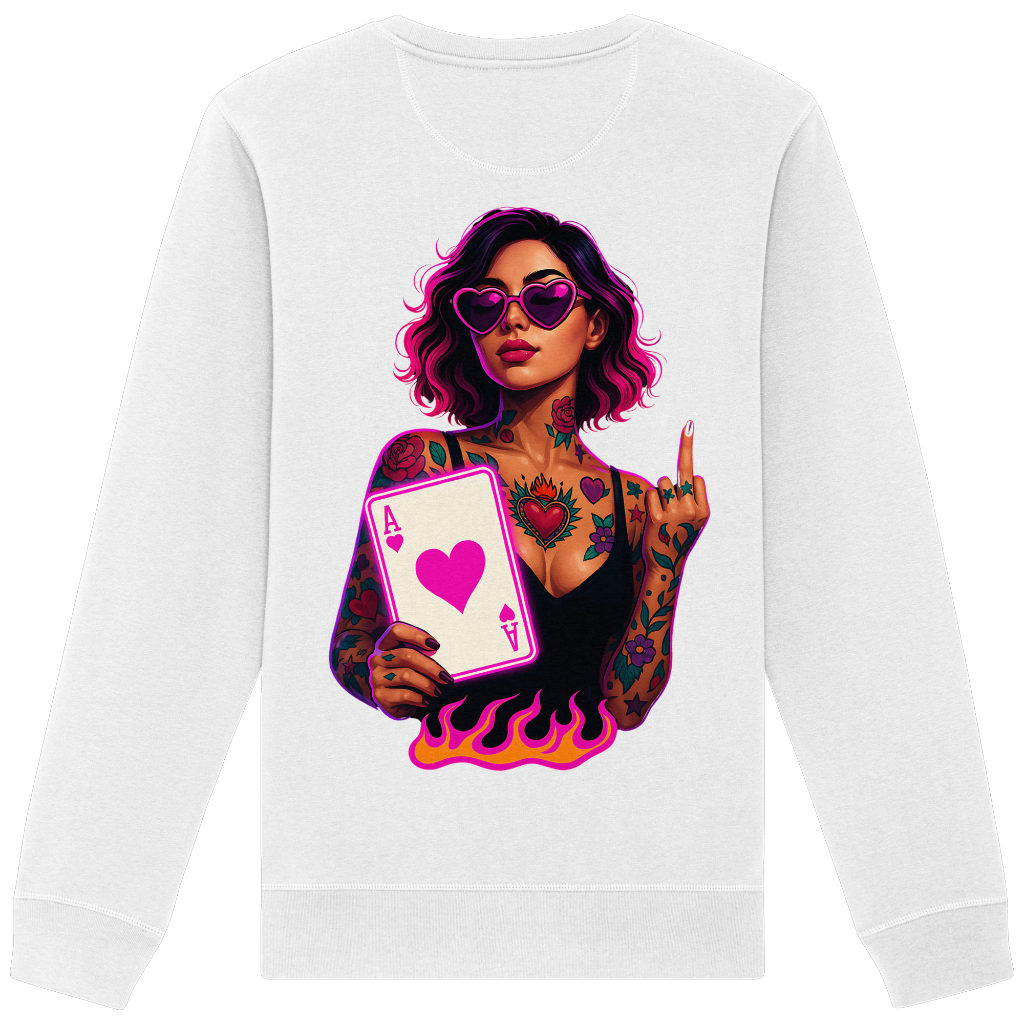 Queen of Hearts - Organic Sweatshirt