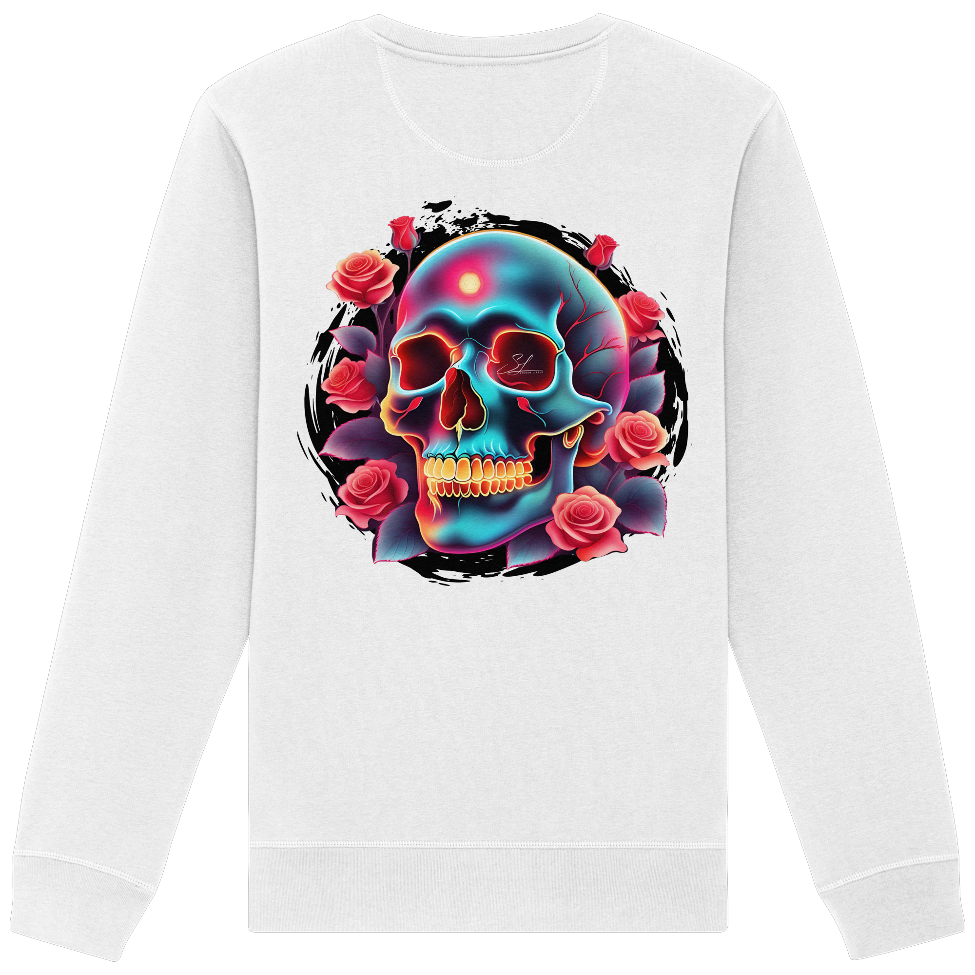 Sweat-shirt bio Glow Skull