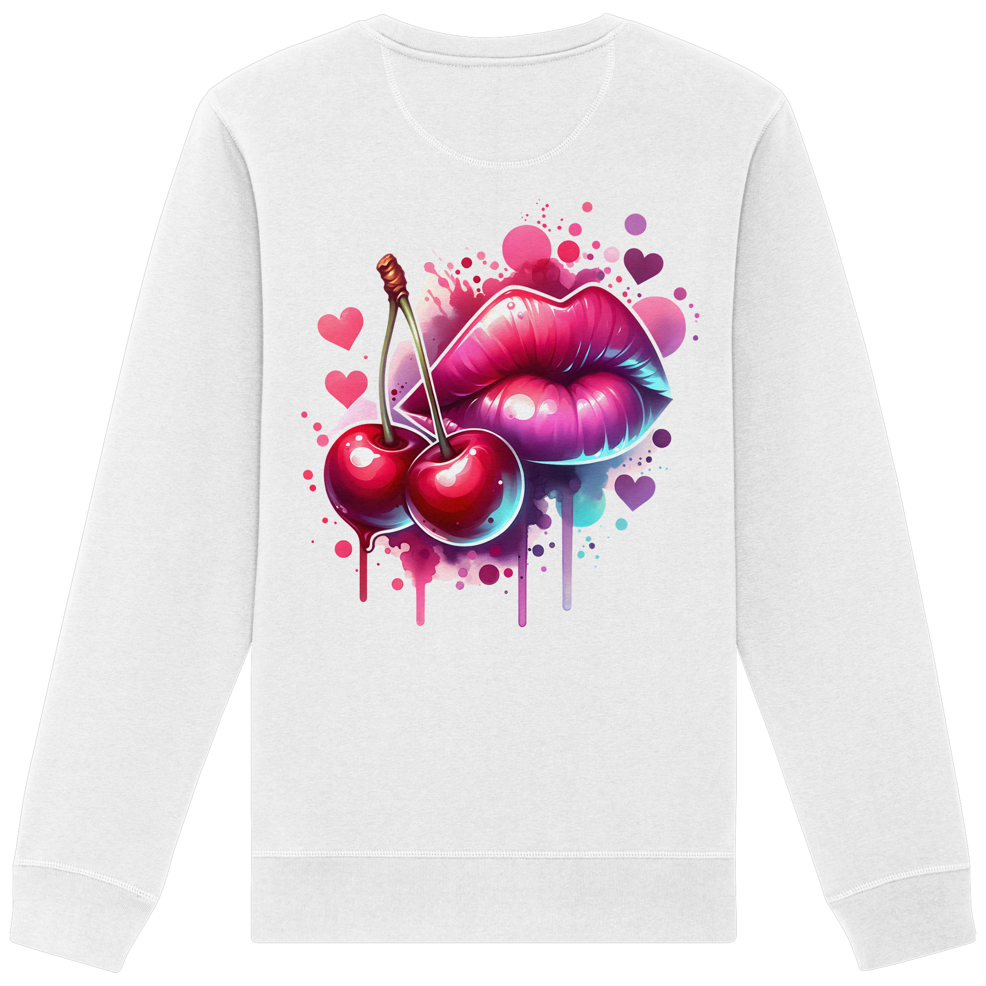 Cherry Kisses - Organic Sweatshirt
