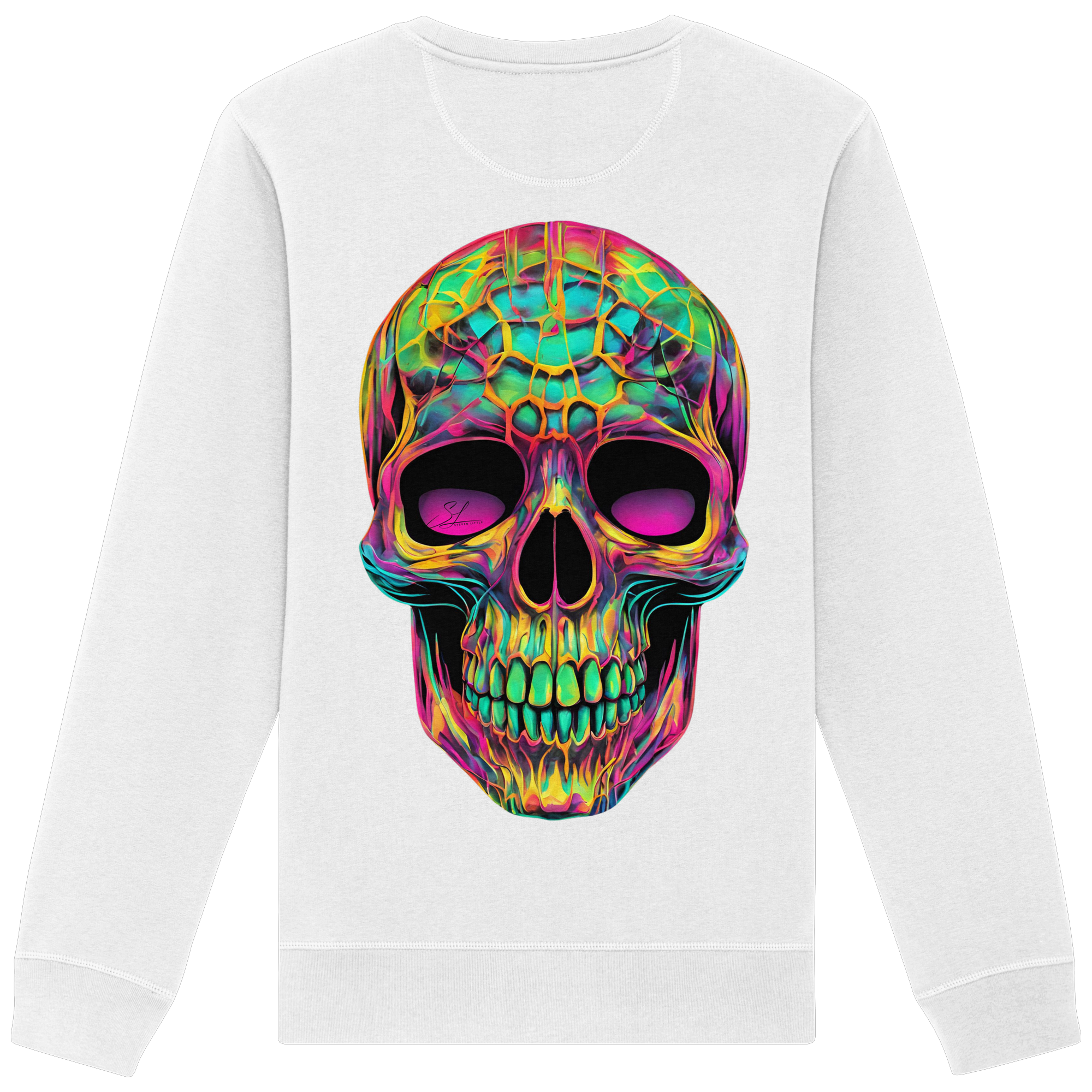 Psychedelic Skull - Organic Sweatshirt