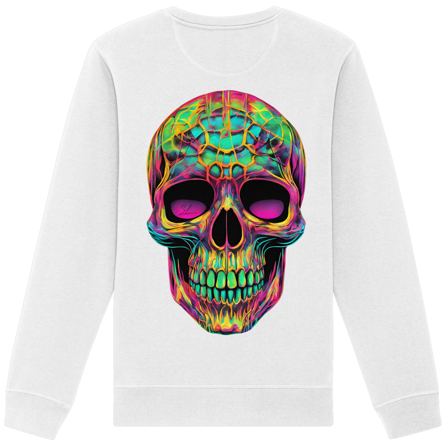 Psychedelic Skull - Organic Sweatshirt
