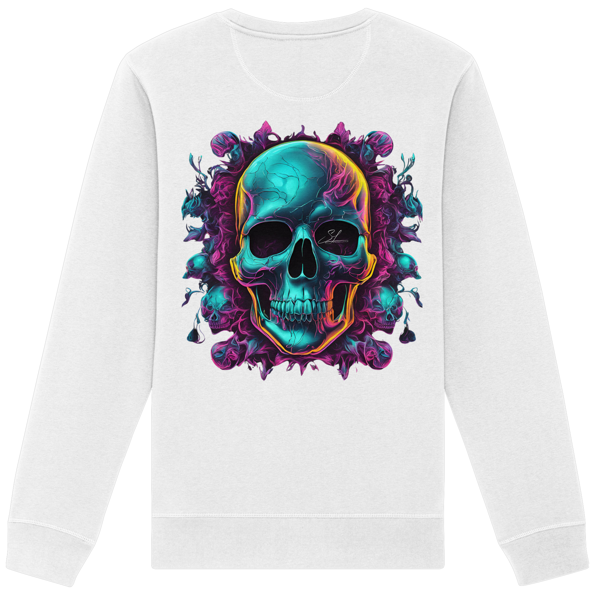 Sweat-shirt bio Crâne Galactique