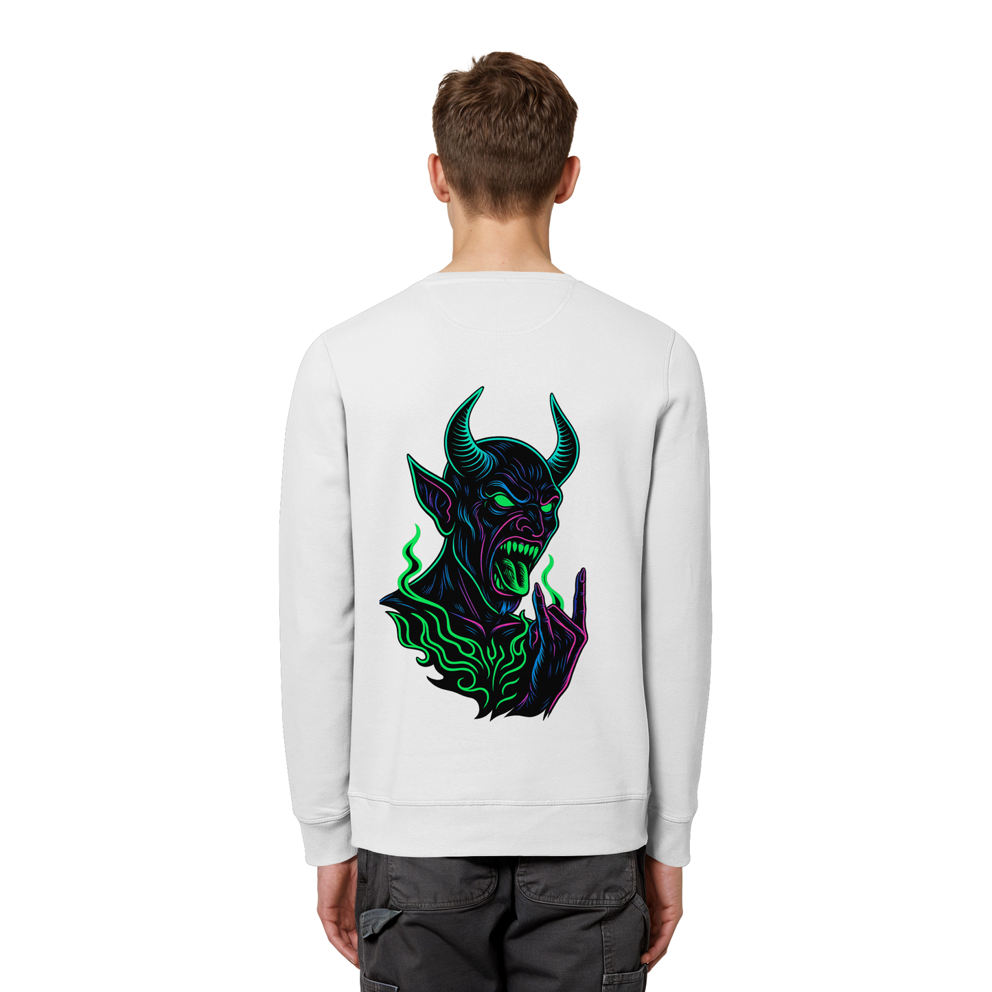 Neon Hellfire - Organic Sweatshirt