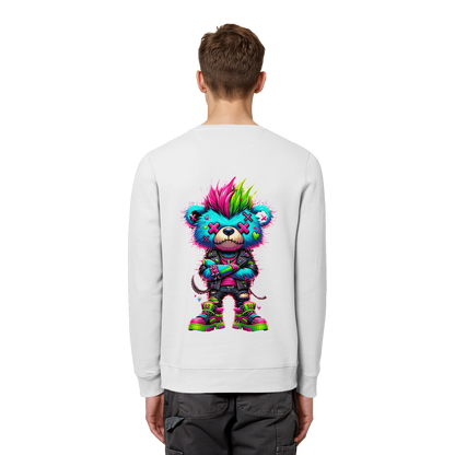 Punk Neon Teddy - Organic Sweatshirt