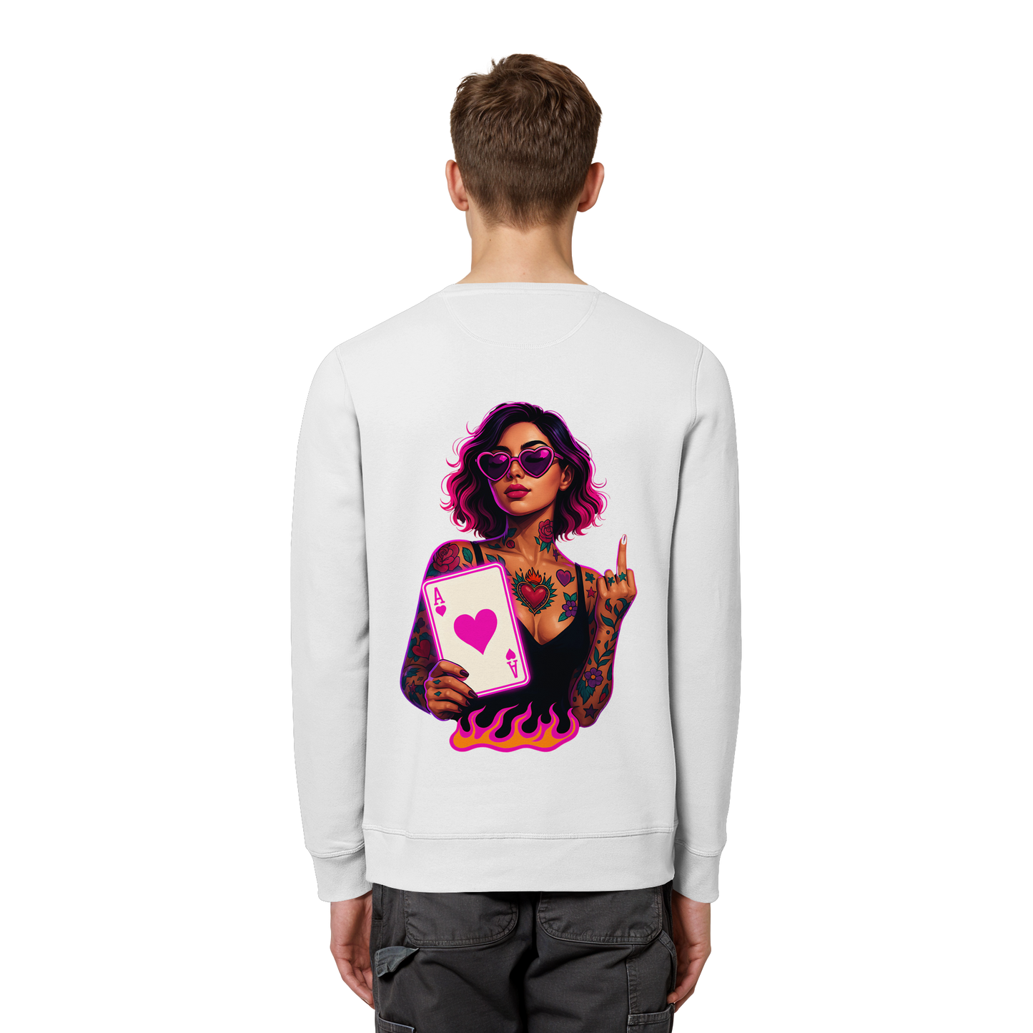 Queen of Hearts - Organic Sweatshirt