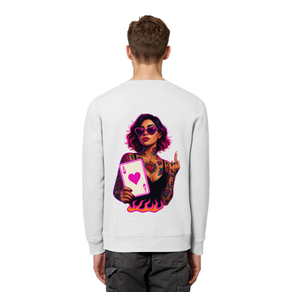 Queen of Hearts - Organic Sweatshirt