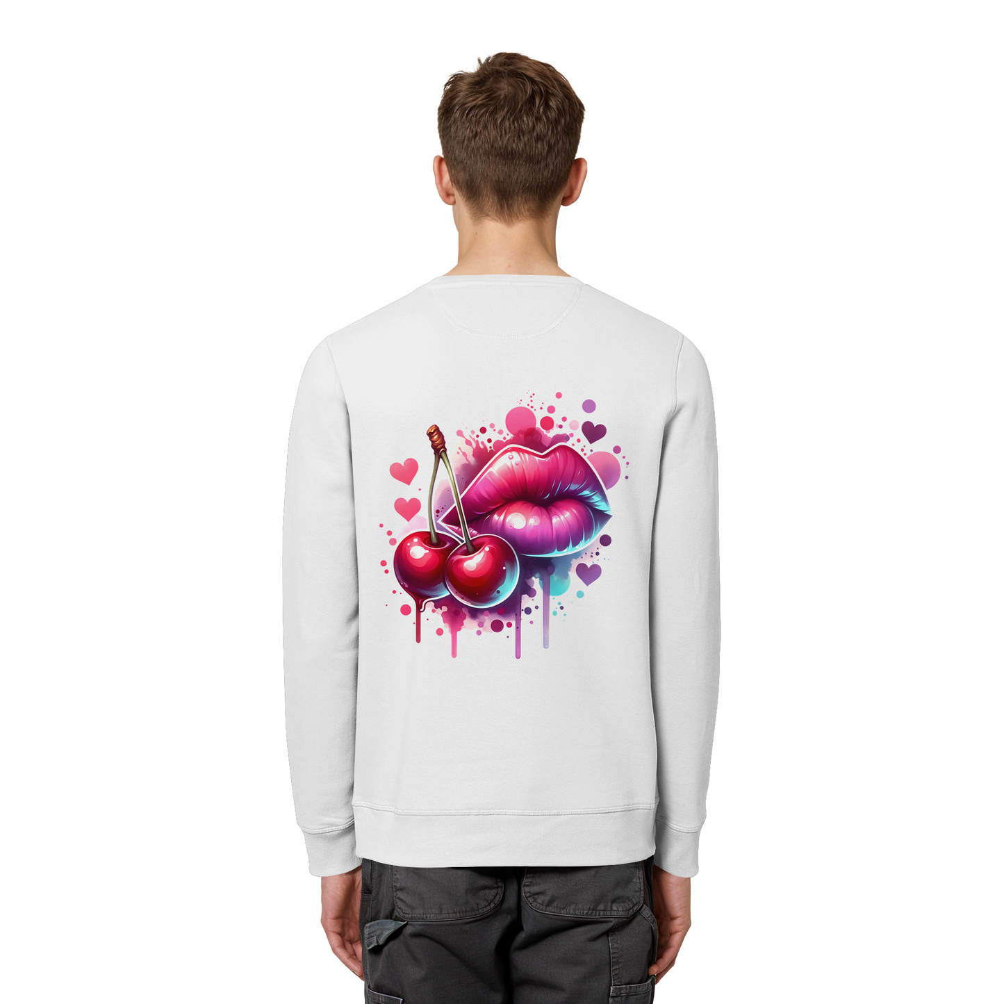 Cherry Kisses - Organic Sweatshirt