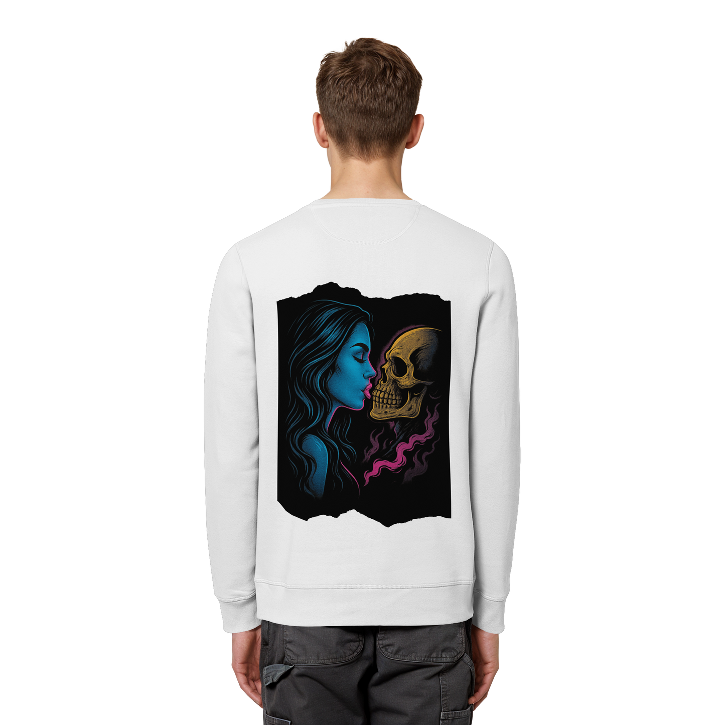 Kissing Skull - Organic Sweatshirt