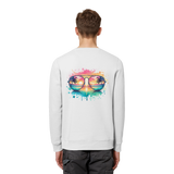 Tropical Sunset Glasses - Organic Sweatshirt
