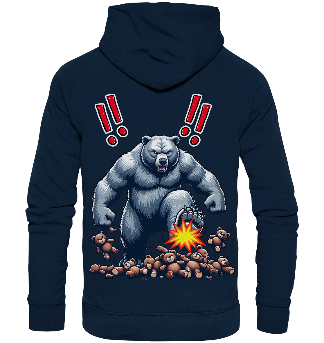 Teddy Terror - Organic Fashion Hoodie 