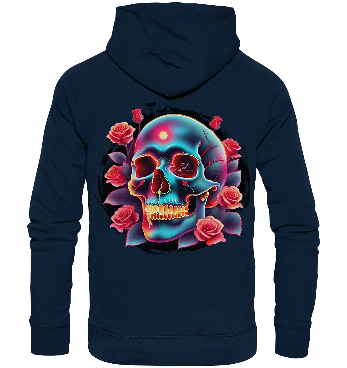 Glow Skull Design - Organic Fashion Hoodie