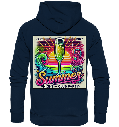 Summer Party Vibes - Organic Fashion Hoodie 