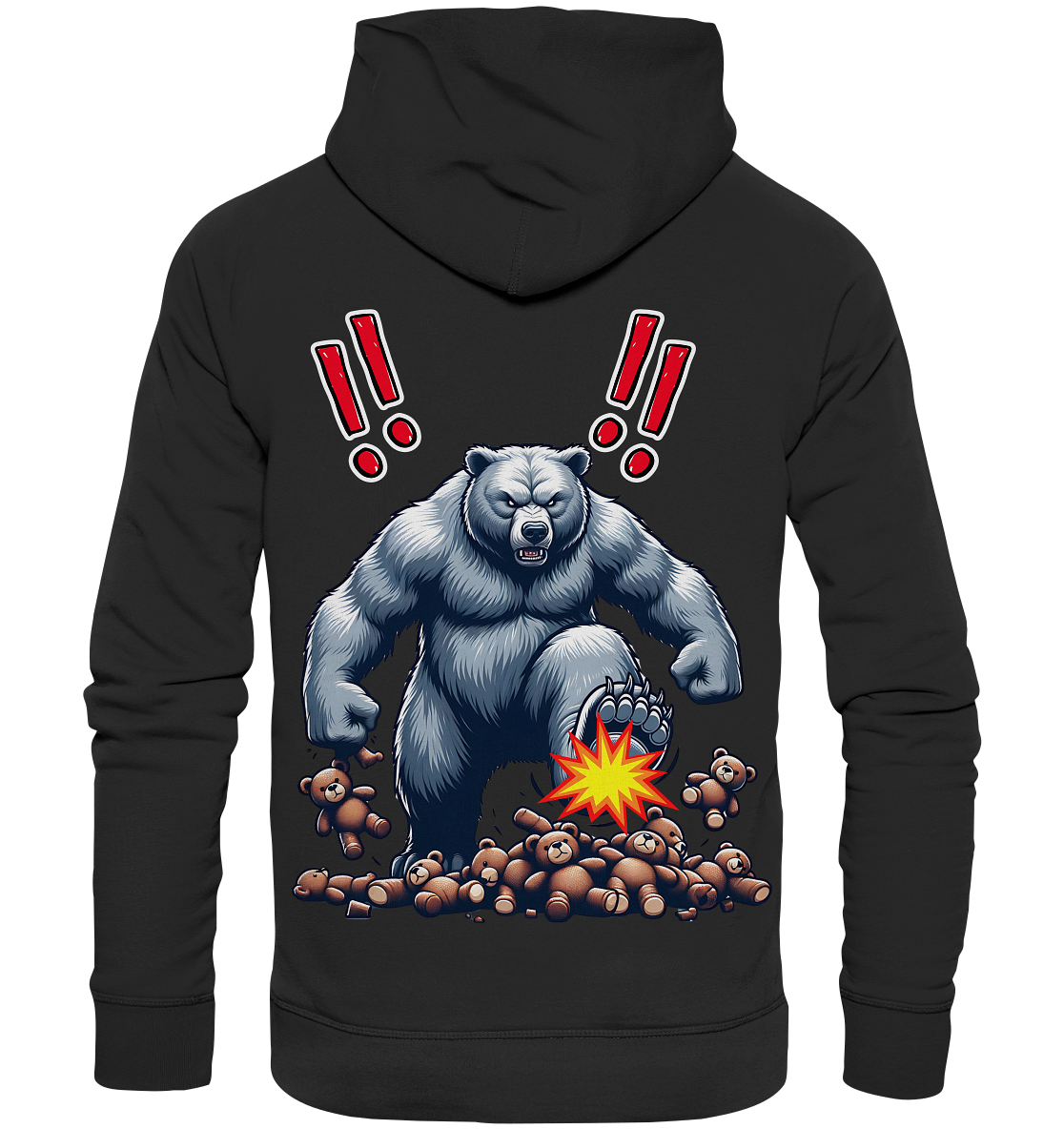 Teddy Terror - Organic Fashion Hoodie 