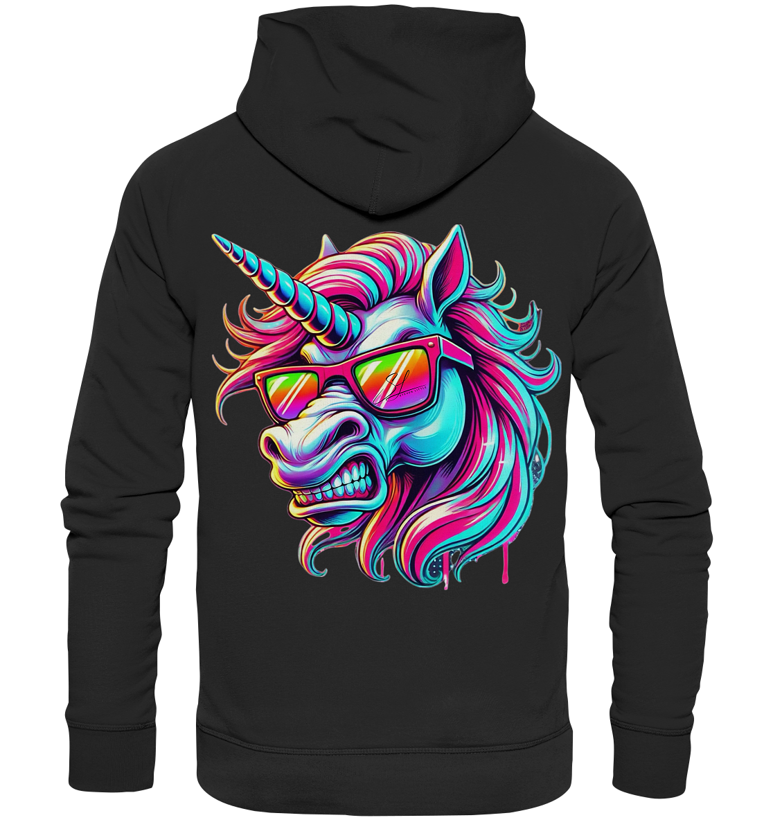 Funky Unicorn - Organic Fashion Hoodie 