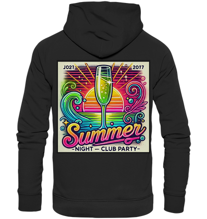 Summer Party Vibes - Organic Fashion Hoodie 