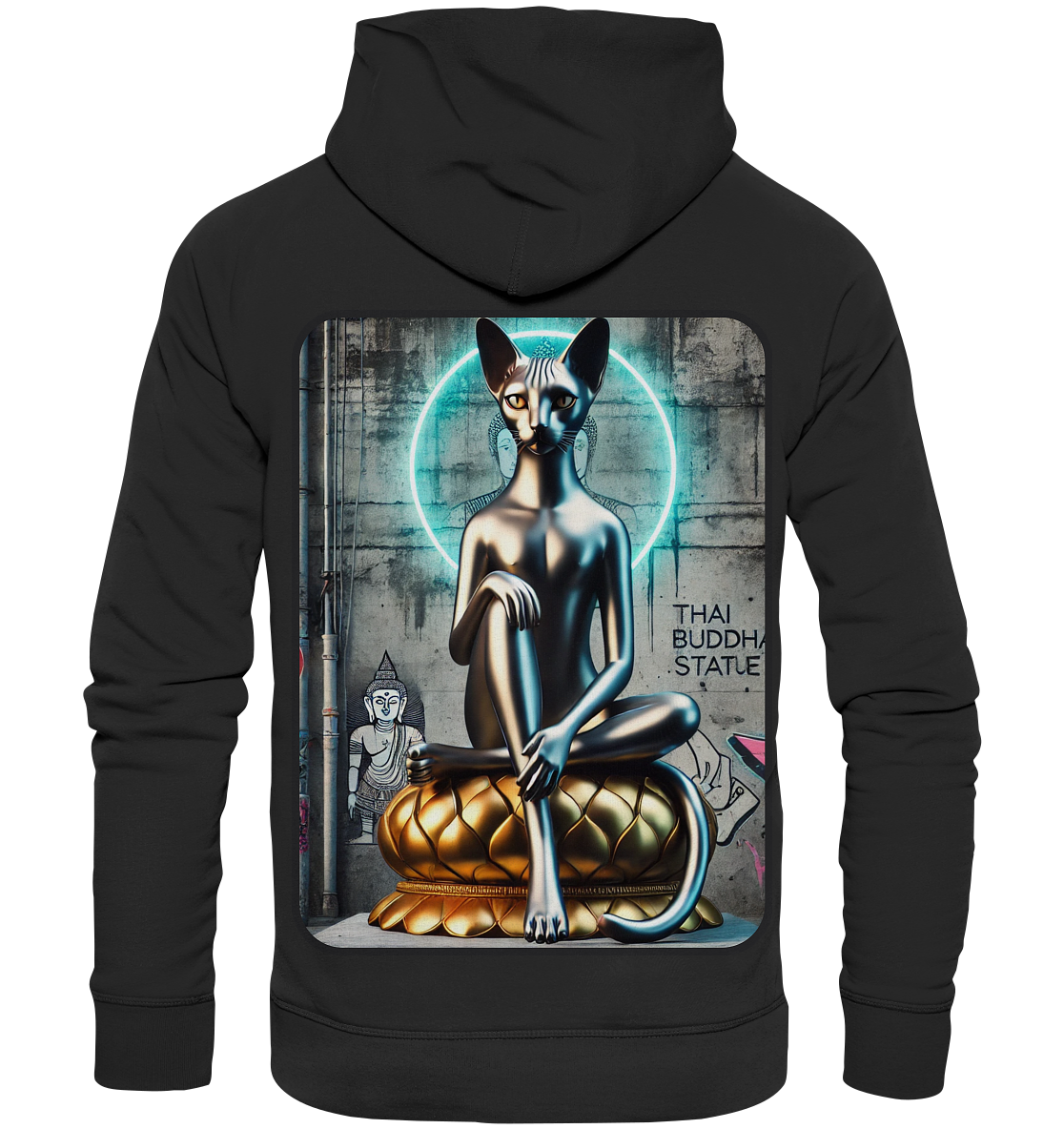 Mystic Cat - Organic Fashion Hoodie 