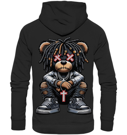 Badass Teddy - Organic Fashion Hoodie