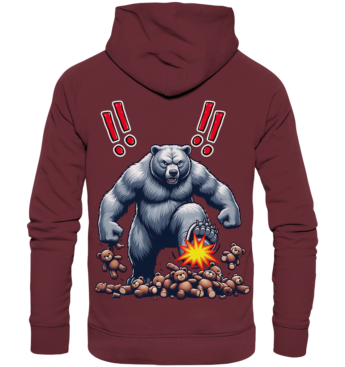 Teddy Terror - Organic Fashion Hoodie 
