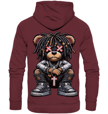 Badass Teddy - Organic Fashion Hoodie