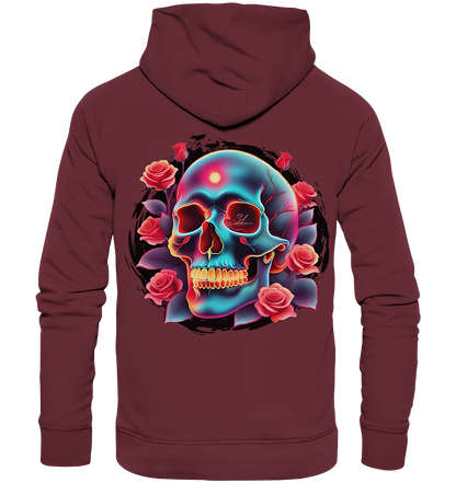 Glow Skull Design - Organic Fashion Hoodie