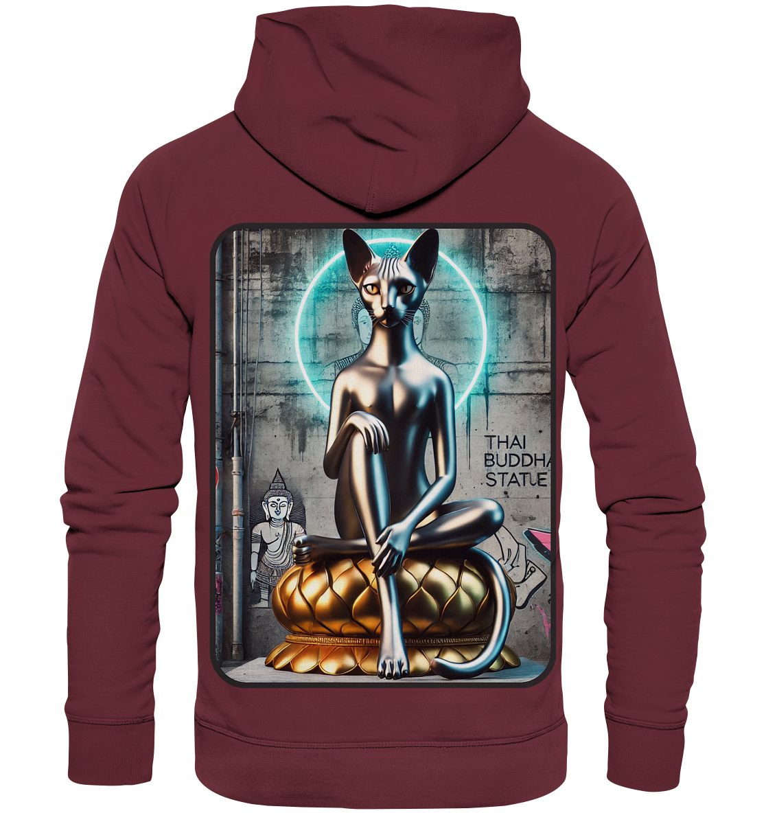 Mystic Cat - Organic Fashion Hoodie 