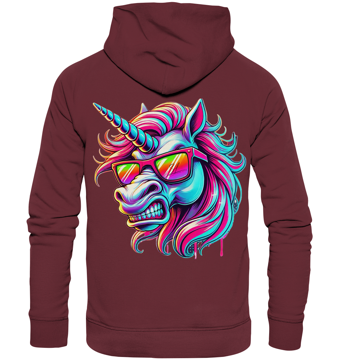 Funky Unicorn - Organic Fashion Hoodie 