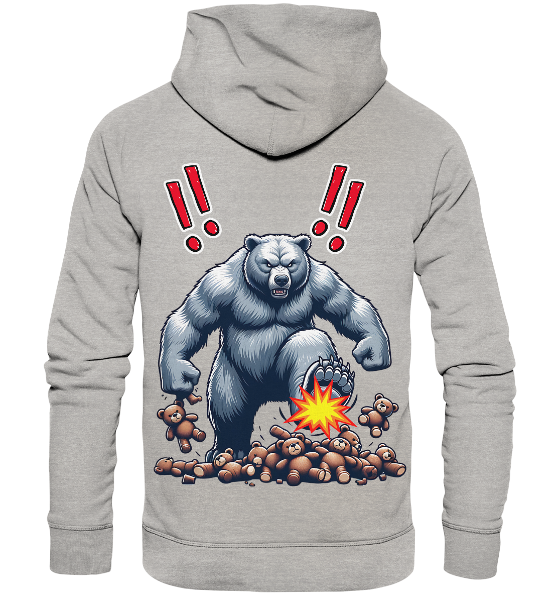 Teddy Terror - Organic Fashion Hoodie 