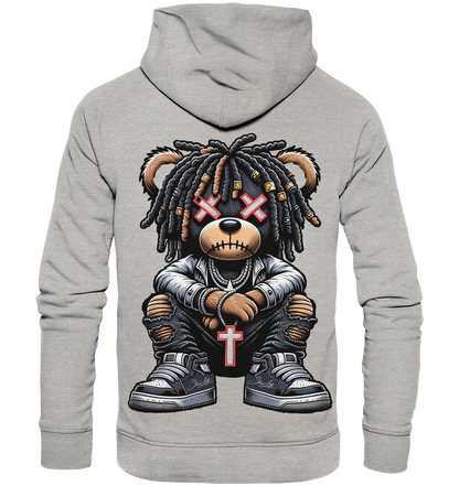 Badass Teddy - Organic Fashion Hoodie