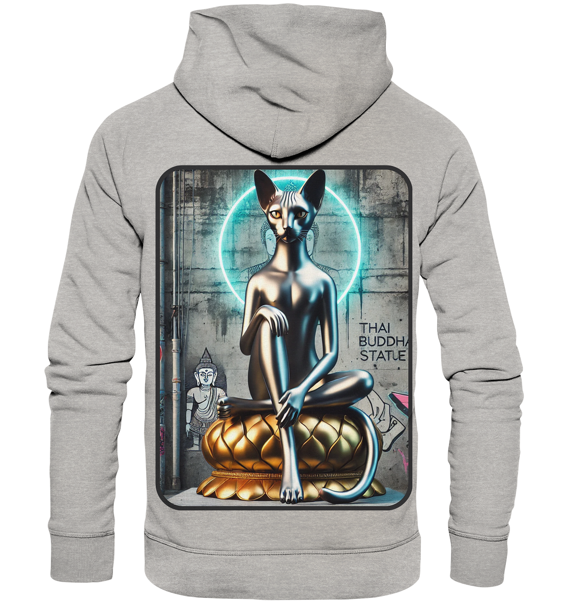 Mystic Cat - Organic Fashion Hoodie 