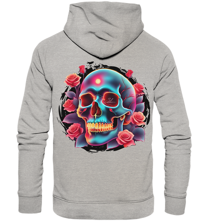 Glow Skull Design - Organic Fashion Hoodie