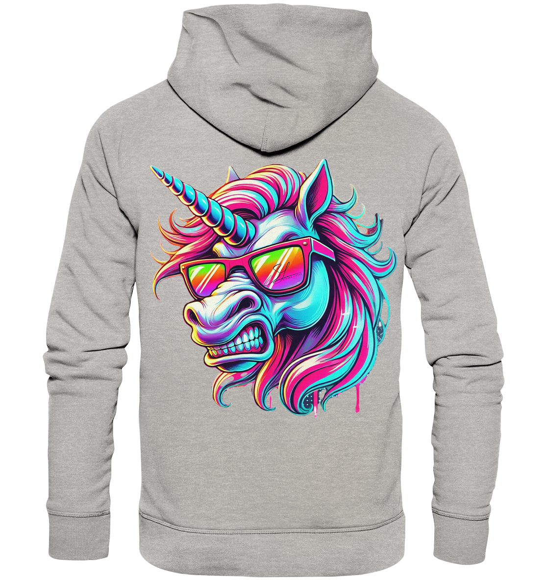 Funky Unicorn - Organic Fashion Hoodie 