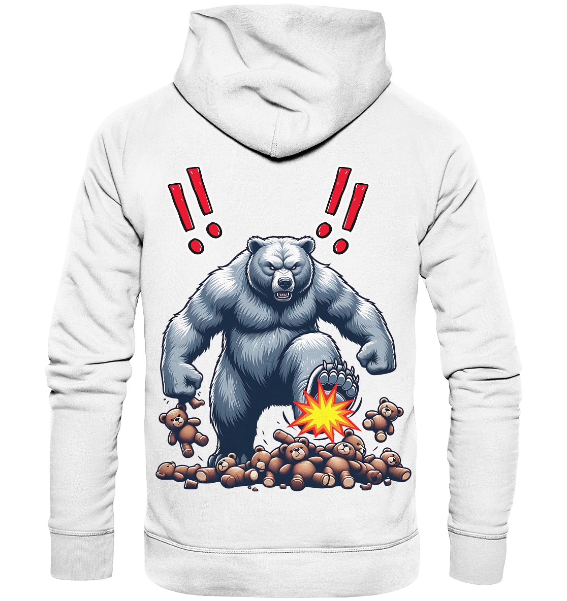 Teddy Terror - Organic Fashion Hoodie 