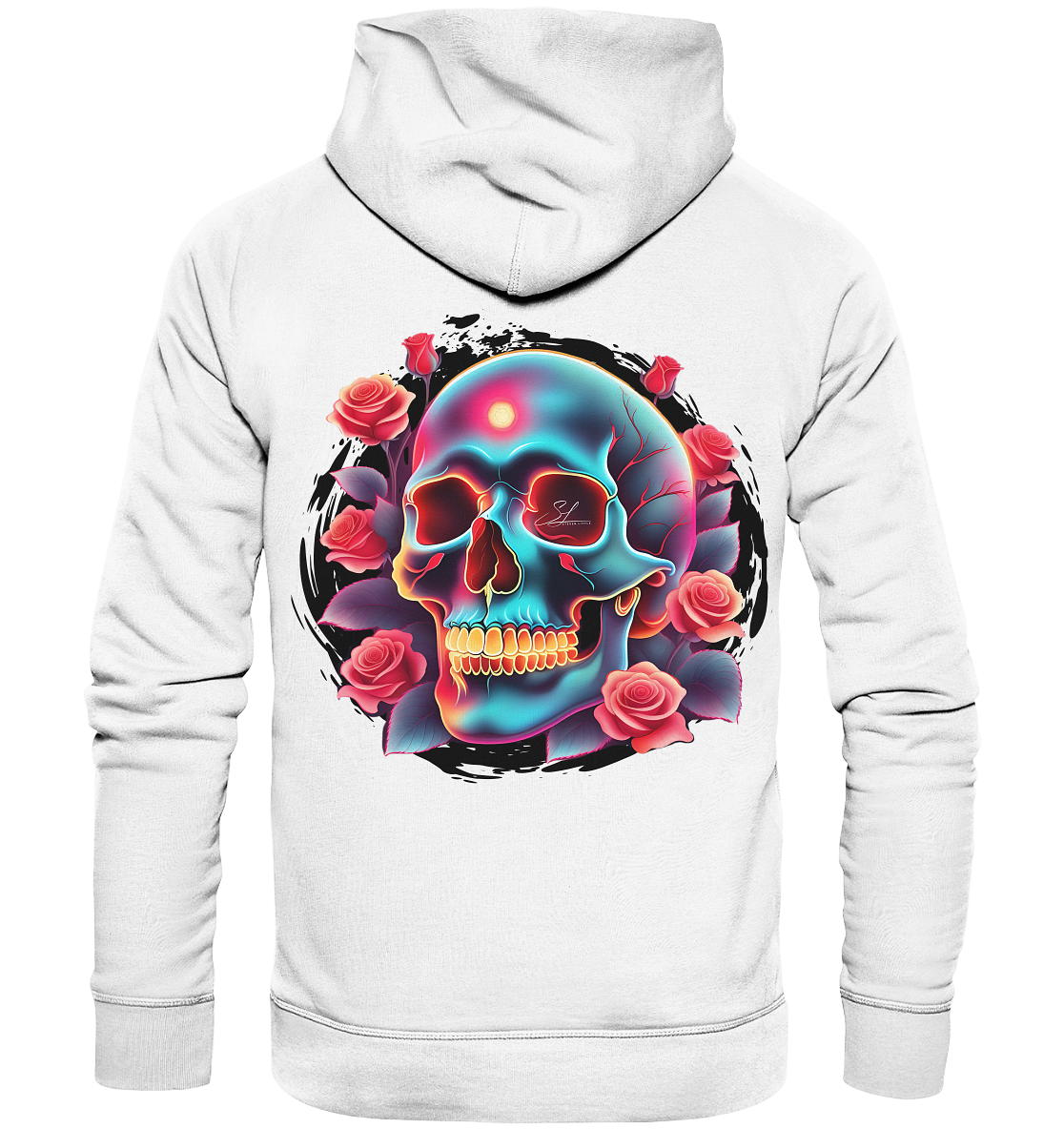 Glow Skull Design - Organic Fashion Hoodie