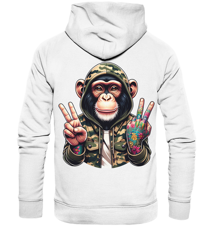 Jungle Ink Monkey - Organic Fashion Hoodie 