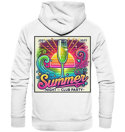 Summer Party Vibes - Organic Fashion Hoodie 