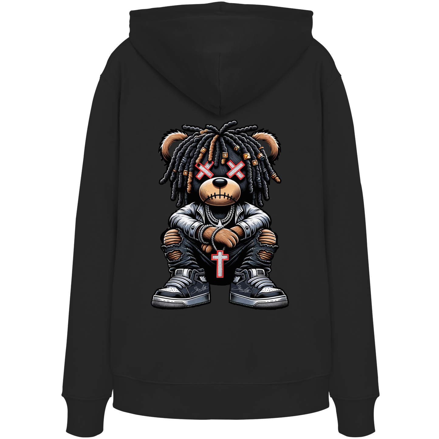 Bad Ass Teddy - Organic Hoodie