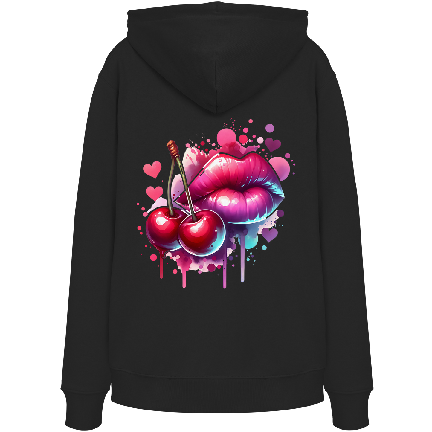 Cherry Kisses - Organic Hoodie