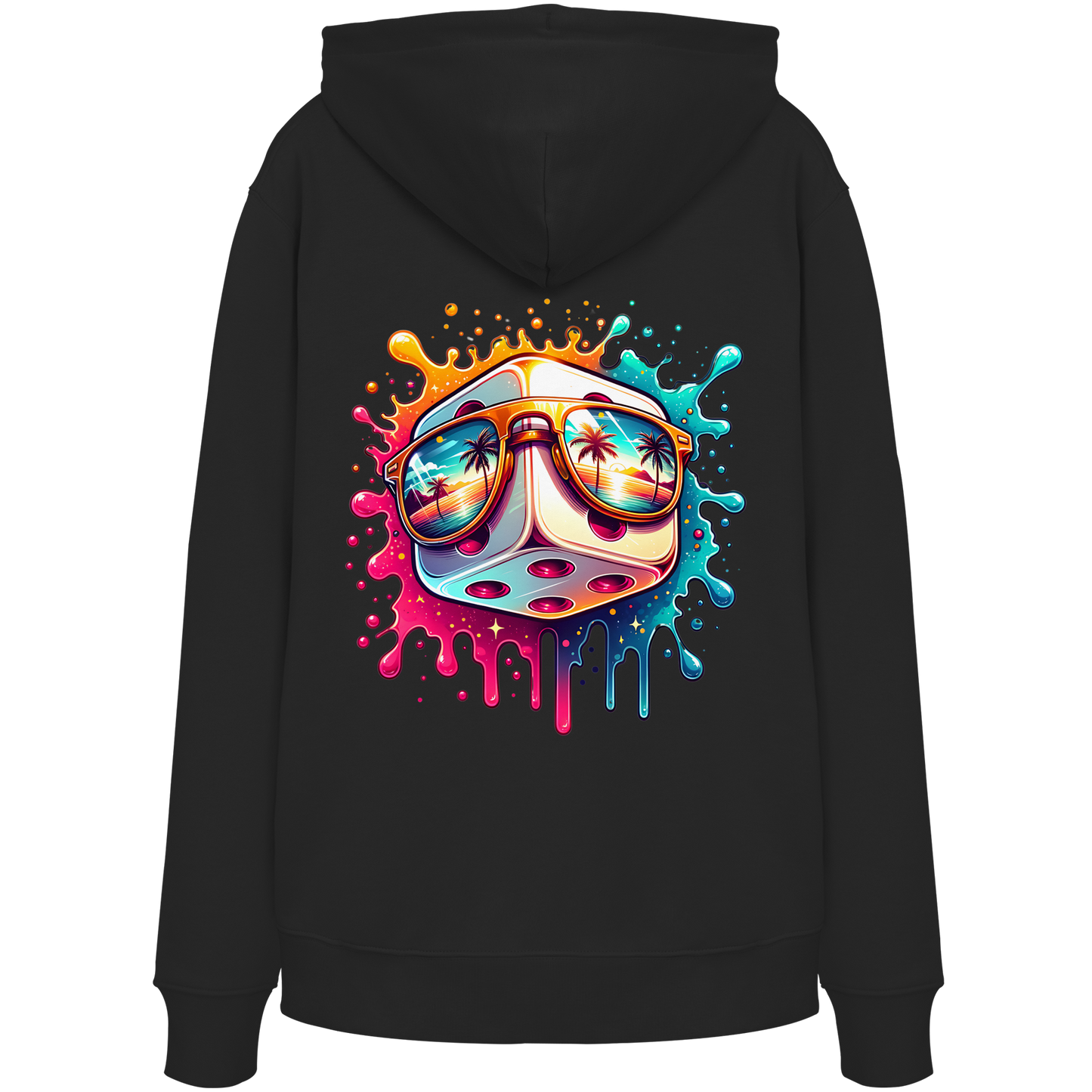 Sunset Vibes Dice - Organic Hoodie