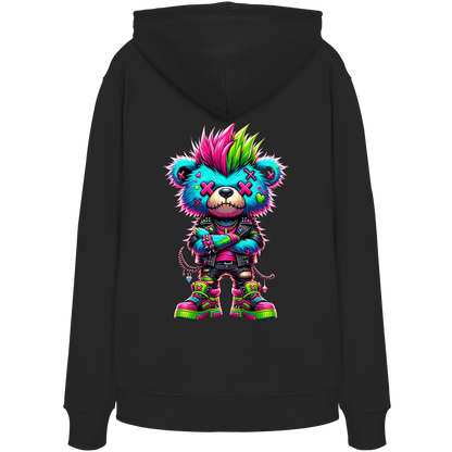 Punk Neon Teddy - Organic Hoodie