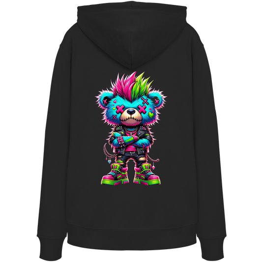 Punk Neon Teddy - Organic Hoodie