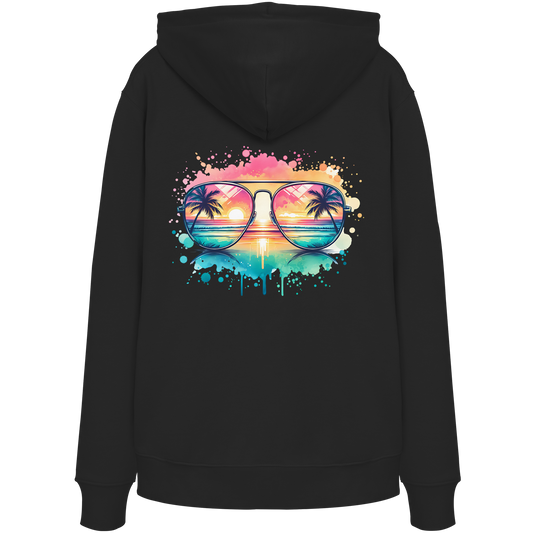 Tropical Sunset Glasses - Organic Hoodie
