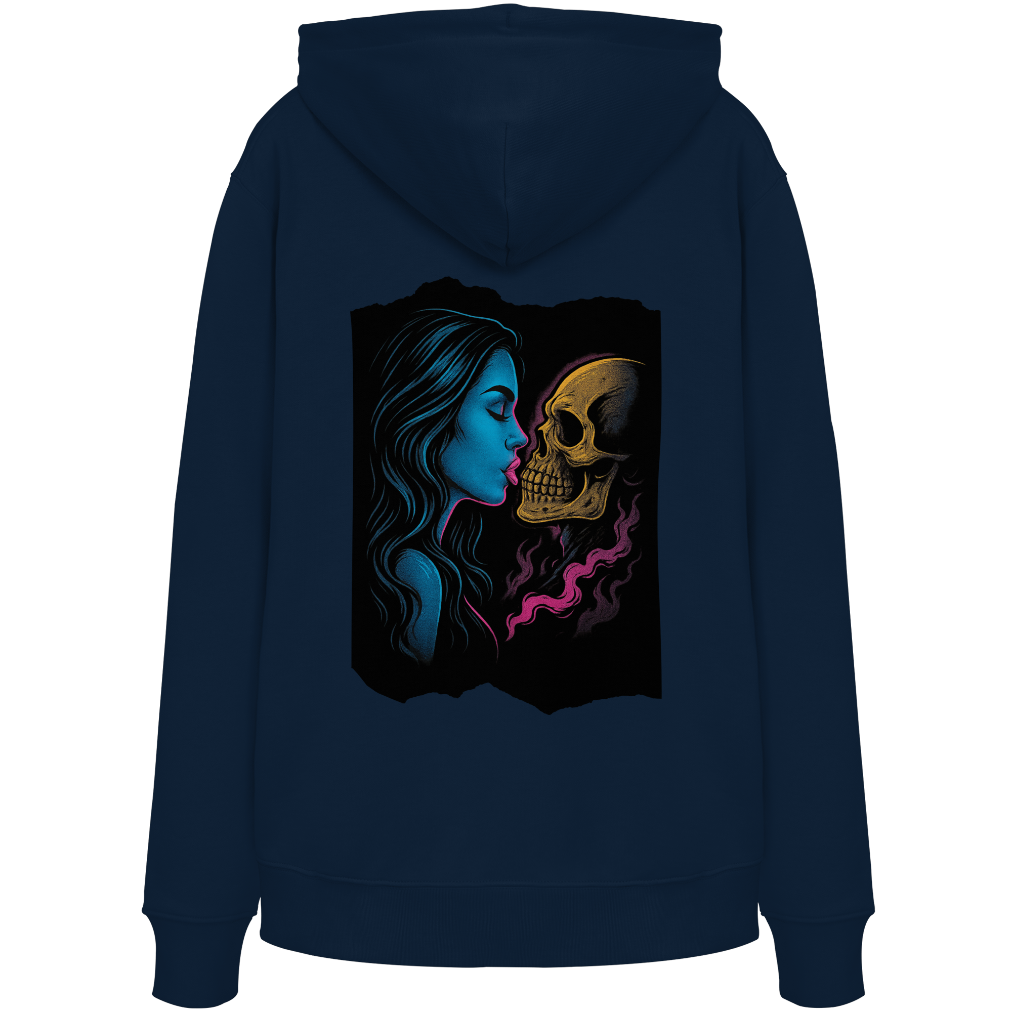 Kissing Skull - Organic Hoodie