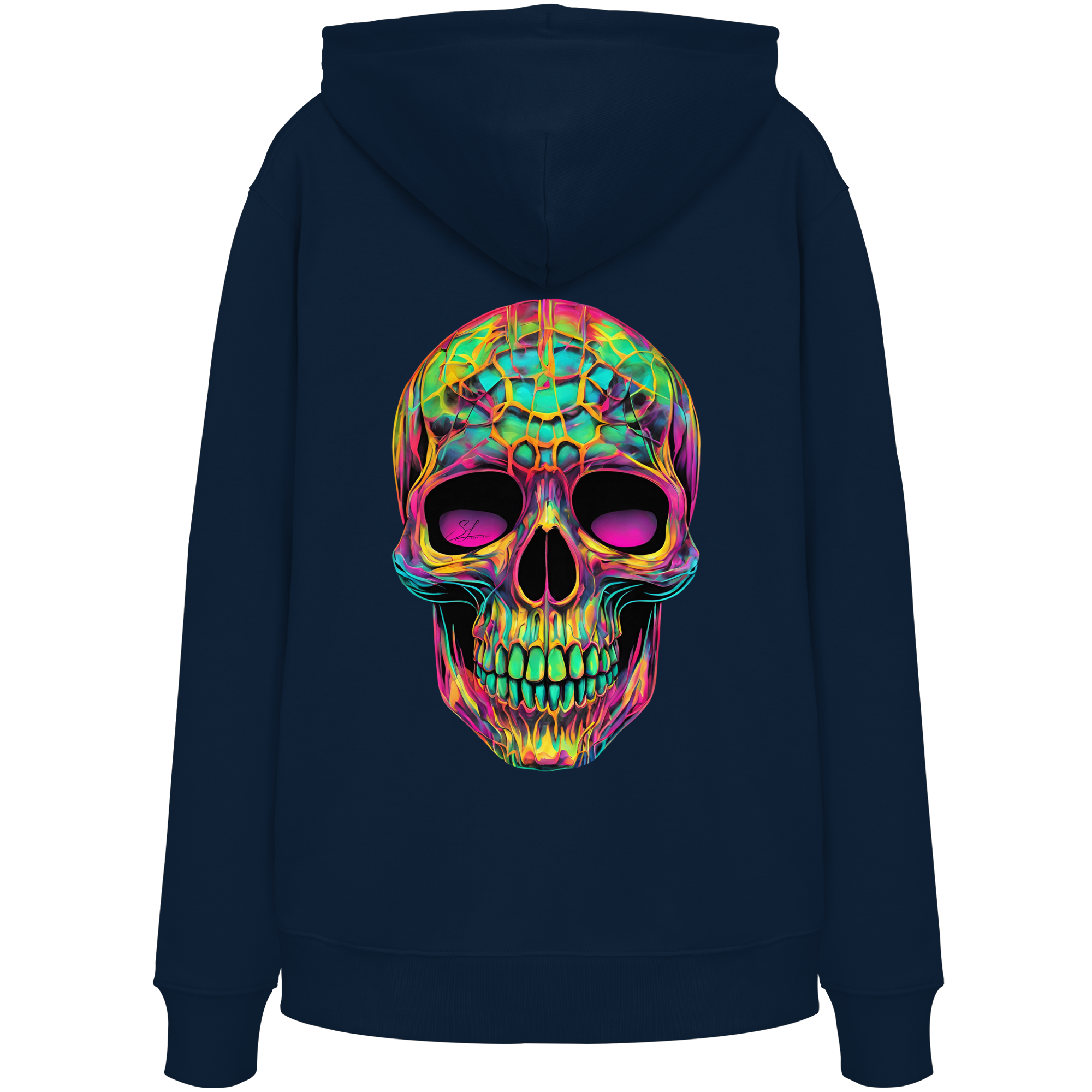 Psychedelic Skull - Organic Hoodie