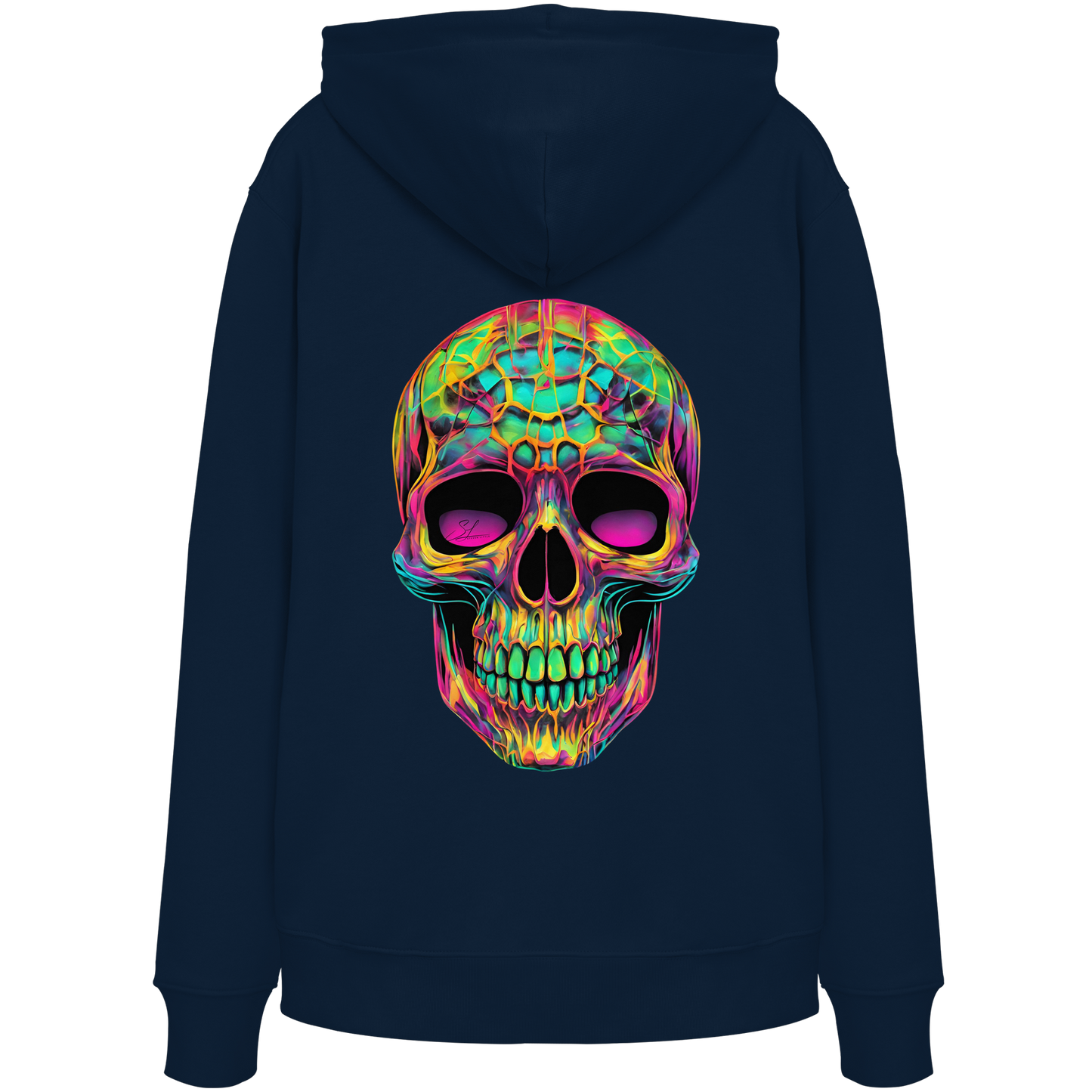 Psychedelic Skull - Organic Hoodie