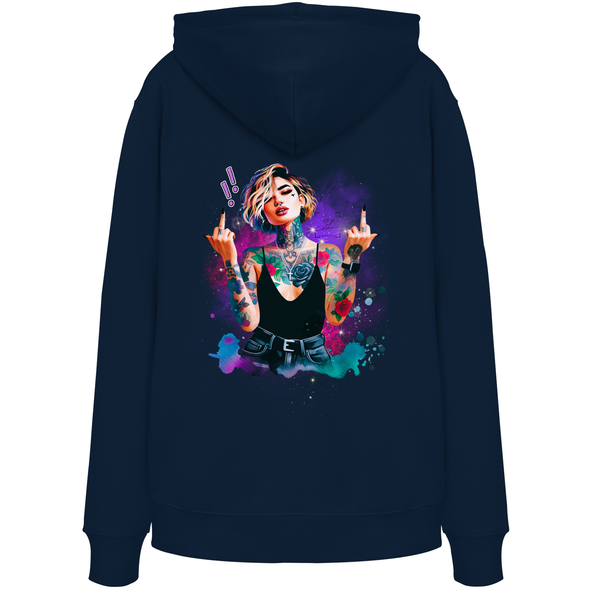 Rebel Rose - Sweat à capuche bio